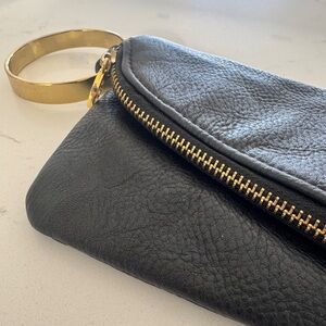 Mudpie Magnetic Fold Over Cuff Bangle Clutch Purse